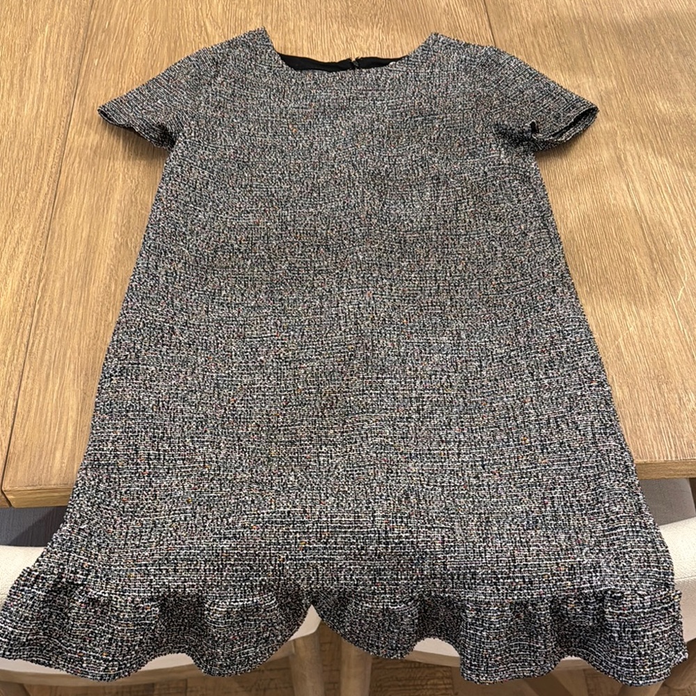 Gray shift dress
